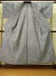 画像2: K0414T  浴衣（日本製） 女性用着物 1960-1970年代 綿   藍, 抽象的模様 【中古】 【USED】 【リサイクル】 ★★★☆☆ (2)