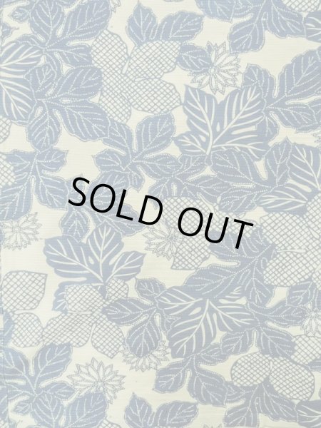 画像5: K0414X  浴衣(日本製) 女性用着物 1960-1970年代 綿   水色, 菊 【中古】 【USED】 【リサイクル】 ★★☆☆☆ (5)