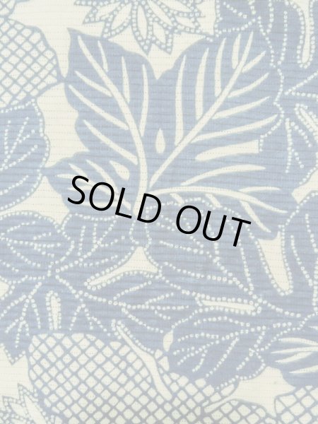 画像6: K0414X  浴衣(日本製) 女性用着物 1960-1970年代 綿   水色, 菊 【中古】 【USED】 【リサイクル】 ★★☆☆☆ (6)