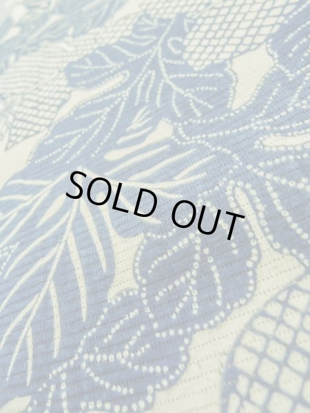 画像10: K0414X  浴衣(日本製) 女性用着物 1960-1970年代 綿   水色, 菊 【中古】 【USED】 【リサイクル】 ★★☆☆☆ (10)