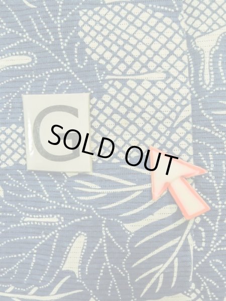 画像21: K0414X  浴衣(日本製) 女性用着物 1960-1970年代 綿   水色, 菊 【中古】 【USED】 【リサイクル】 ★★☆☆☆ (21)