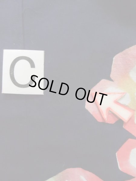 画像17: K0421C  注染浴衣 女性用着物  綿   藍, 花 【中古】 【USED】 【リサイクル】 ★☆☆☆☆ (17)