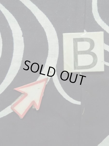 画像16: K0421F  浴衣(日本製) 女性用着物  綿   藍, 波 【中古】 【USED】 【リサイクル】 ★★★☆☆ (16)