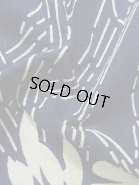 画像13: K0421G  浴衣（日本製） 女性用着物  綿   藍, あやめ 【中古】 【USED】 【リサイクル】 ★★☆☆☆ (13)