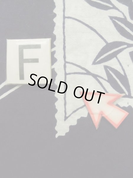 画像20: K0421I  浴衣(日本製) 女性用着物  綿   藍, 花 【中古】 【USED】 【リサイクル】 ★★★☆☆ (20)