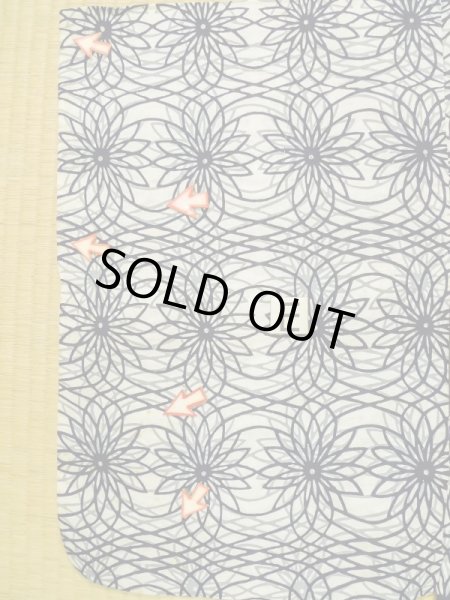 画像18: K0421N  浴衣(日本製) 女性用着物  綿麻   藍, 花 【中古】 【USED】 【リサイクル】 ★★☆☆☆ (18)