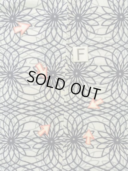 画像19: K0421N  浴衣(日本製) 女性用着物  綿麻   藍, 花 【中古】 【USED】 【リサイクル】 ★★☆☆☆ (19)