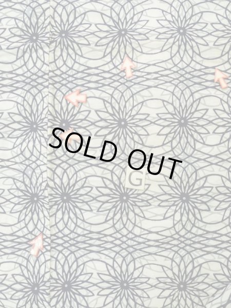 画像20: K0421N  浴衣(日本製) 女性用着物  綿麻   藍, 花 【中古】 【USED】 【リサイクル】 ★★☆☆☆ (20)