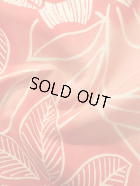 画像13: K0426B  浴衣(日本製) 女性用着物 1960〜1970年代 綿 淡い  オレンジ, バラ 【中古】 【USED】 【リサイクル】 ★★★☆☆ (13)