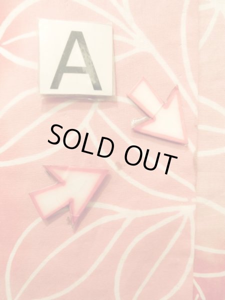 画像15: K0426B  浴衣(日本製) 女性用着物 1960〜1970年代 綿 淡い  オレンジ, バラ 【中古】 【USED】 【リサイクル】 ★★★☆☆ (15)