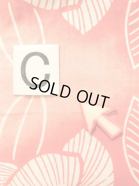 画像17: K0426B  浴衣(日本製) 女性用着物 1960〜1970年代 綿 淡い  オレンジ, バラ 【中古】 【USED】 【リサイクル】 ★★★☆☆ (17)