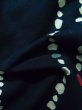 画像12: K0426H  浴衣（日本製） 女性用着物 1960〜1970年代 綿   藍, 小さな点々 【中古】 【USED】 【リサイクル】 ★★☆☆☆ (12)