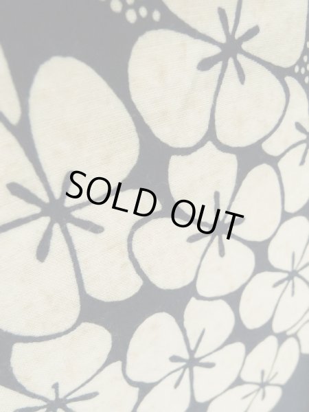 画像9: K0426N  浴衣（日本製） 女性用着物 紫陽花、1960〜1970年代 綿   藍,  【中古】 【USED】 【リサイクル】 ★★☆☆☆ (9)