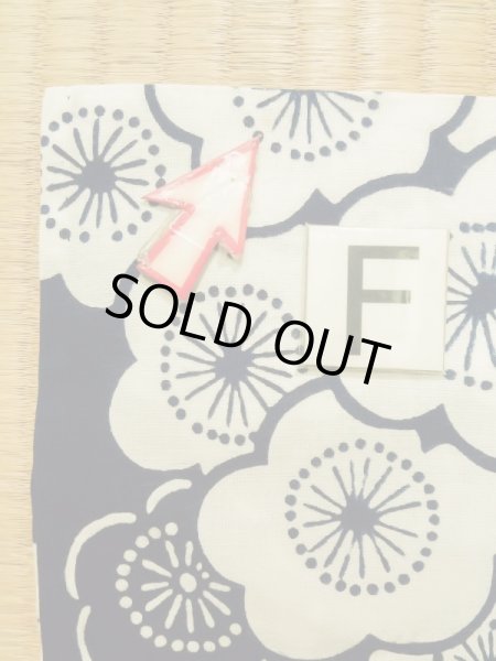 画像20: K0426O  浴衣（日本製） 女性用着物 1960〜1970年代 綿   藍, 梅 【中古】 【USED】 【リサイクル】 ★★★☆☆ (20)