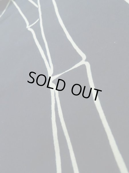 画像9: K0426R  浴衣（日本製） 女性用着物 1960〜1970年代 綿   藍, 竹 【中古】 【USED】 【リサイクル】 ★★★☆☆ (9)