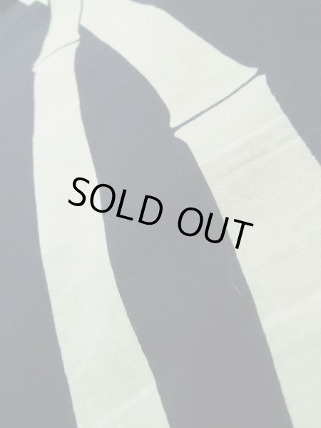 画像10: K0426R  浴衣（日本製） 女性用着物 1960〜1970年代 綿   藍, 竹 【中古】 【USED】 【リサイクル】 ★★★☆☆ (10)