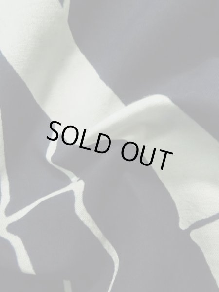 画像12: K0426R  浴衣（日本製） 女性用着物 1960〜1970年代 綿   藍, 竹 【中古】 【USED】 【リサイクル】 ★★★☆☆ (12)