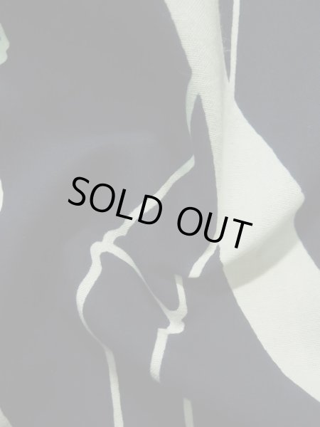 画像13: K0426R  浴衣（日本製） 女性用着物 1960〜1970年代 綿   藍, 竹 【中古】 【USED】 【リサイクル】 ★★★☆☆ (13)