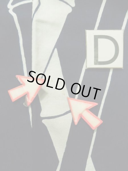 画像18: K0426R  浴衣（日本製） 女性用着物 1960〜1970年代 綿   藍, 竹 【中古】 【USED】 【リサイクル】 ★★★☆☆ (18)