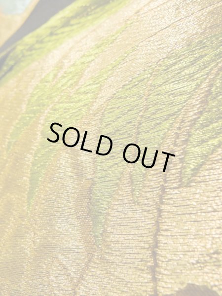 画像9: K0512L 袋帯  女性用着物 シルク(正絹)   黒 桐   【中古】 【USED】 【リサイクル】 ★★★★☆ (9)