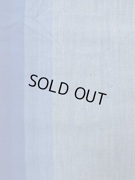 画像3: K0512P 名古屋帯 女性用着物 シルク（正絹）   青 線 【中古】 【USED】 【リサイクル】 ★★★★☆ (3)