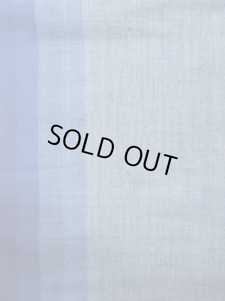 画像4: K0512P 名古屋帯 女性用着物 シルク（正絹）   青 線 【中古】 【USED】 【リサイクル】 ★★★★☆ (4)