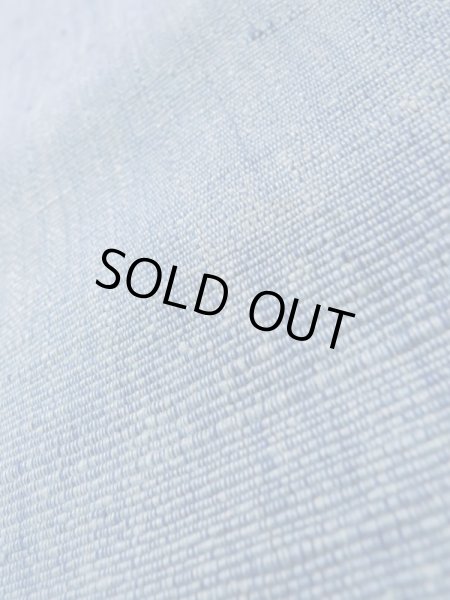 画像8: K0512P 名古屋帯 女性用着物 シルク（正絹）   青 線 【中古】 【USED】 【リサイクル】 ★★★★☆ (8)