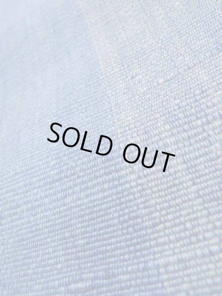 画像9: K0512P 名古屋帯 女性用着物 シルク（正絹）   青 線 【中古】 【USED】 【リサイクル】 ★★★★☆ (9)