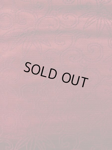 画像11: K0512R 名古屋帯 女性用着物 シルク(正絹)   赤 ぼたん 【中古】 【USED】 【リサイクル】 ★★★★☆ (11)