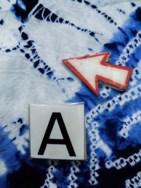 画像15: K0526C 女性用 浴衣（日本製）  有松絞り  綿 淡い藍,  葉 【中古】【USED】【リサイクル】 ★★☆☆☆【K0526C】 (15)