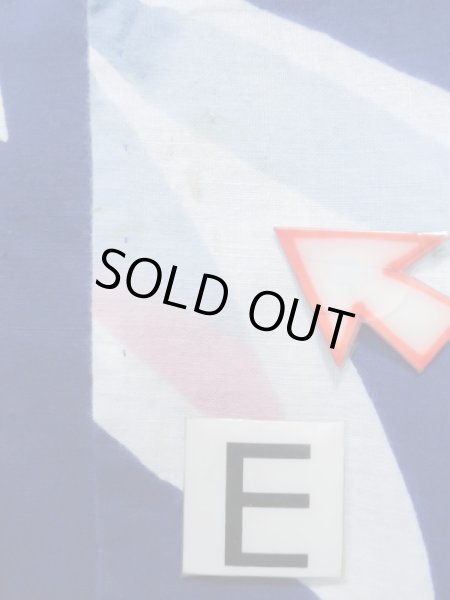 画像19: K0526Y  注染浴衣 女性用着物 1980-1990年代 綿   藍, 笹 【中古】 【USED】 【リサイクル】 ★★☆☆☆ (19)