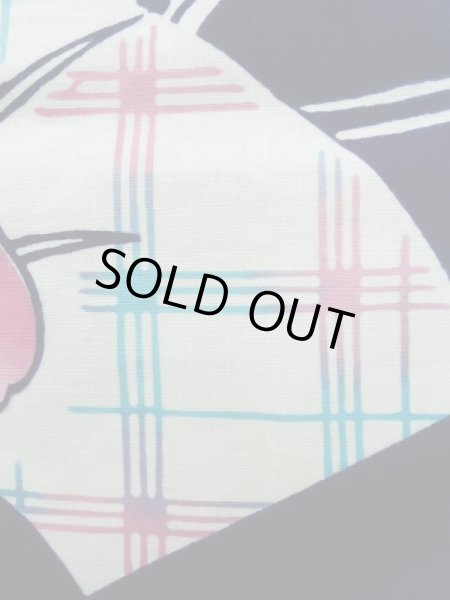 画像8: K0527D  注染浴衣 女性用着物 1980-2000年代 綿   藍, あやめ 【中古】 【USED】 【リサイクル】 ★★★☆☆ (8)