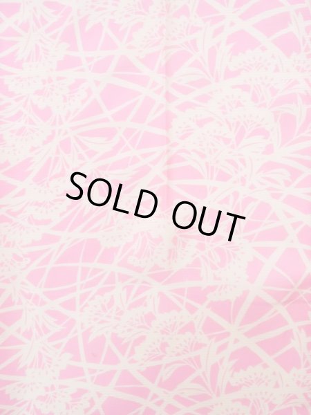 画像3: K0602D  襦袢 女性用着物  シルク(正絹)   ピンク, 花 【中古】 【USED】 【リサイクル】 ★★☆☆☆ (3)