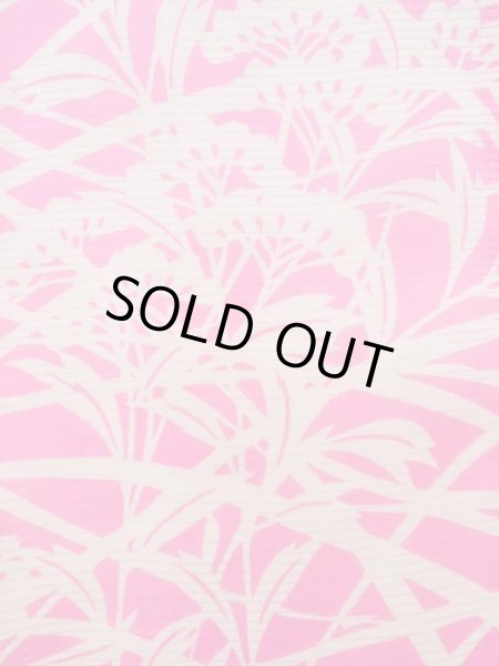 画像5: K0602D  襦袢 女性用着物  シルク(正絹)   ピンク, 花 【中古】 【USED】 【リサイクル】 ★★☆☆☆ (5)