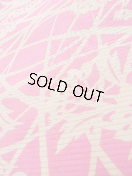 画像9: K0602D  襦袢 女性用着物  シルク(正絹)   ピンク, 花 【中古】 【USED】 【リサイクル】 ★★☆☆☆ (9)