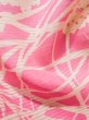 画像11: K0602D  襦袢 女性用着物  シルク（正絹）   ピンク, 花 【中古】 【USED】 【リサイクル】 ★★☆☆☆ (11)