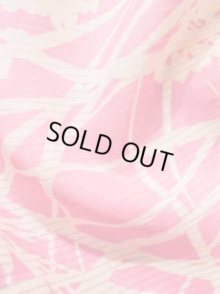 画像11: K0602D  襦袢 女性用着物  シルク(正絹)   ピンク, 花 【中古】 【USED】 【リサイクル】 ★★☆☆☆ (11)