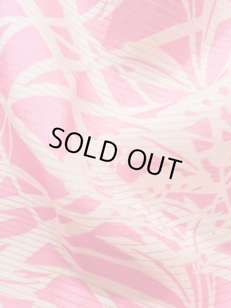 画像12: K0602D  襦袢 女性用着物  シルク(正絹)   ピンク, 花 【中古】 【USED】 【リサイクル】 ★★☆☆☆ (12)