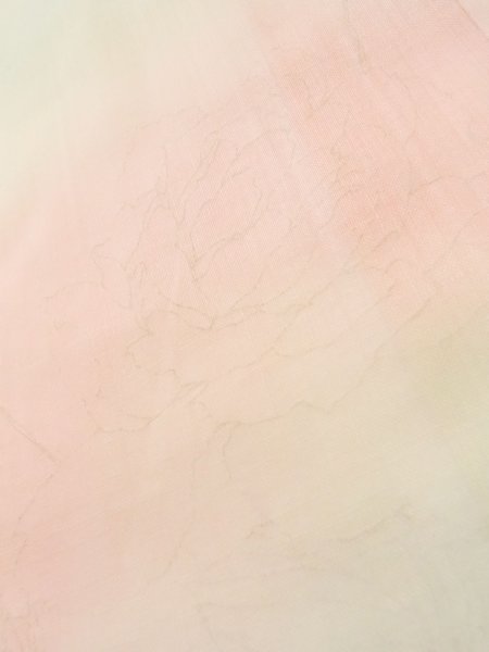 画像8: K0602H  襦袢 女性用着物  モスリン 薄い  ピンク, バラ 【中古】 【USED】 【リサイクル】 ★☆☆☆☆ (8)
