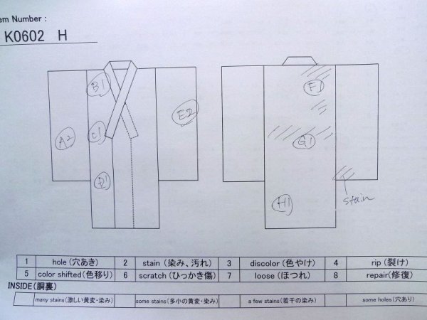 画像13: K0602H  襦袢 女性用着物  モスリン 薄い  ピンク, バラ 【中古】 【USED】 【リサイクル】 ★☆☆☆☆ (13)