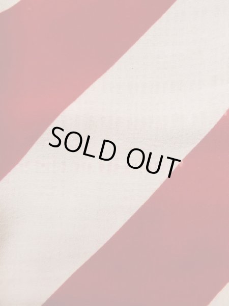 画像5: K0602Z  襦袢 女性用着物  シルク（正絹）   赤, 線 【中古】 【USED】 【リサイクル】 ★★☆☆☆ (5)