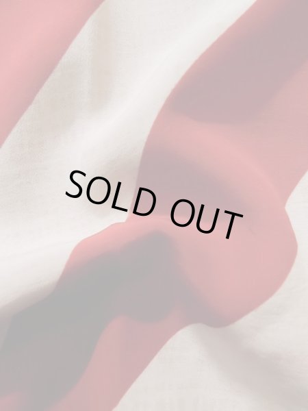 画像10: K0602Z  襦袢 女性用着物  シルク（正絹）   赤, 線 【中古】 【USED】 【リサイクル】 ★★☆☆☆ (10)