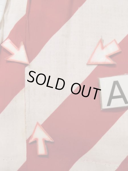 画像13: K0602Z  襦袢 女性用着物  シルク（正絹）   赤, 線 【中古】 【USED】 【リサイクル】 ★★☆☆☆ (13)