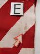 画像17: K0602Z  襦袢 女性用着物  シルク（正絹）   赤, 線 【中古】 【USED】 【リサイクル】 ★★☆☆☆ (17)