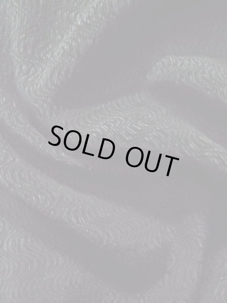 画像9: K0609E  羽織 女性用着物  シルク(正絹)   黒, 波 【中古】 【USED】 【リサイクル】 ★☆☆☆☆ (9)