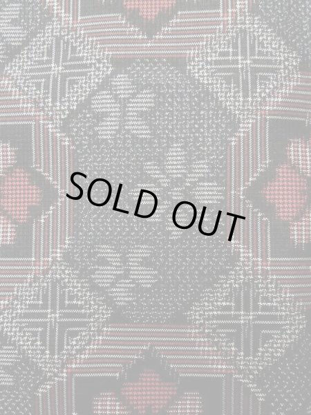 画像6: K0609H  羽織 女性用着物  シルク(正絹) ヘザー(杢)  グレー(灰色), 花 【中古】 【USED】 【リサイクル】 ★★★☆☆ (6)