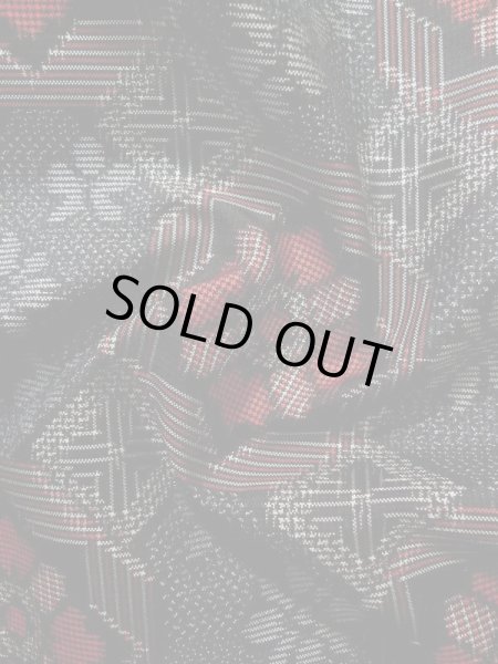 画像12: K0609H  羽織 女性用着物  シルク(正絹) ヘザー(杢)  グレー(灰色), 花 【中古】 【USED】 【リサイクル】 ★★★☆☆ (12)