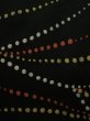 画像5: K0609M  羽織 女性用着物  シルク（正絹）   黒, 抽象的模様 【中古】 【USED】 【リサイクル】 ★★☆☆☆ (5)