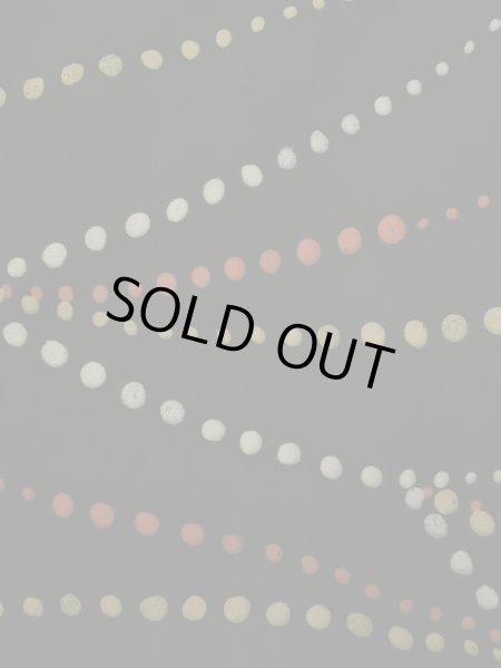 画像5: K0609M  羽織 女性用着物  シルク(正絹)   黒, 抽象的模様 【中古】 【USED】 【リサイクル】 ★★☆☆☆ (5)