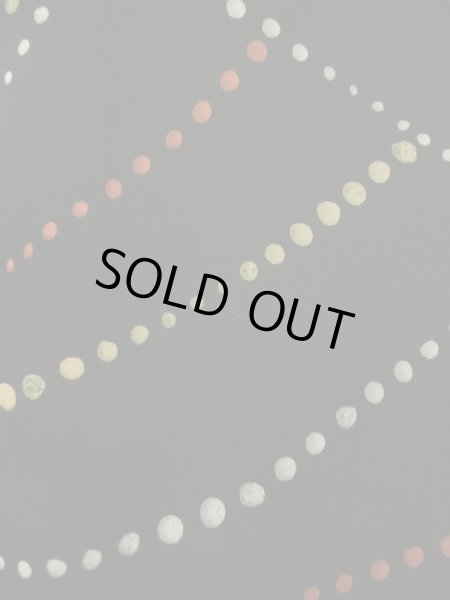 画像6: K0609M  羽織 女性用着物  シルク(正絹)   黒, 抽象的模様 【中古】 【USED】 【リサイクル】 ★★☆☆☆ (6)